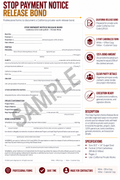 Stop Payment Notice Release Bond (Qty 25)